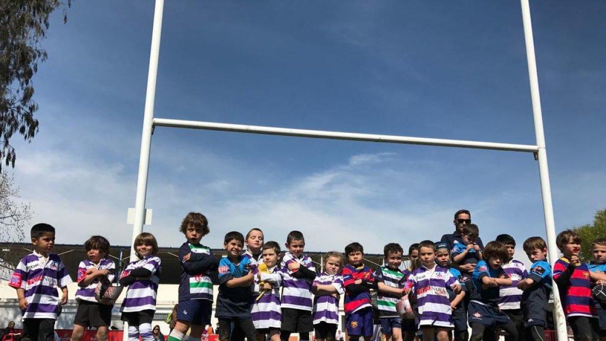 Un total de 628 jugadors i jugadores van participar a la Trobada d'Escoles de Rugby a Tarragona