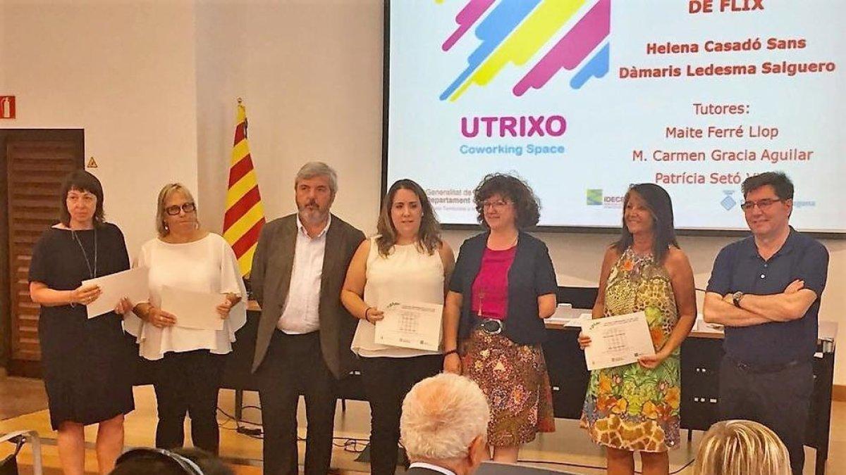 Dos alumnas de Flix ganan un accésit al Mejor Proyecto de Emprendeduría en el FP