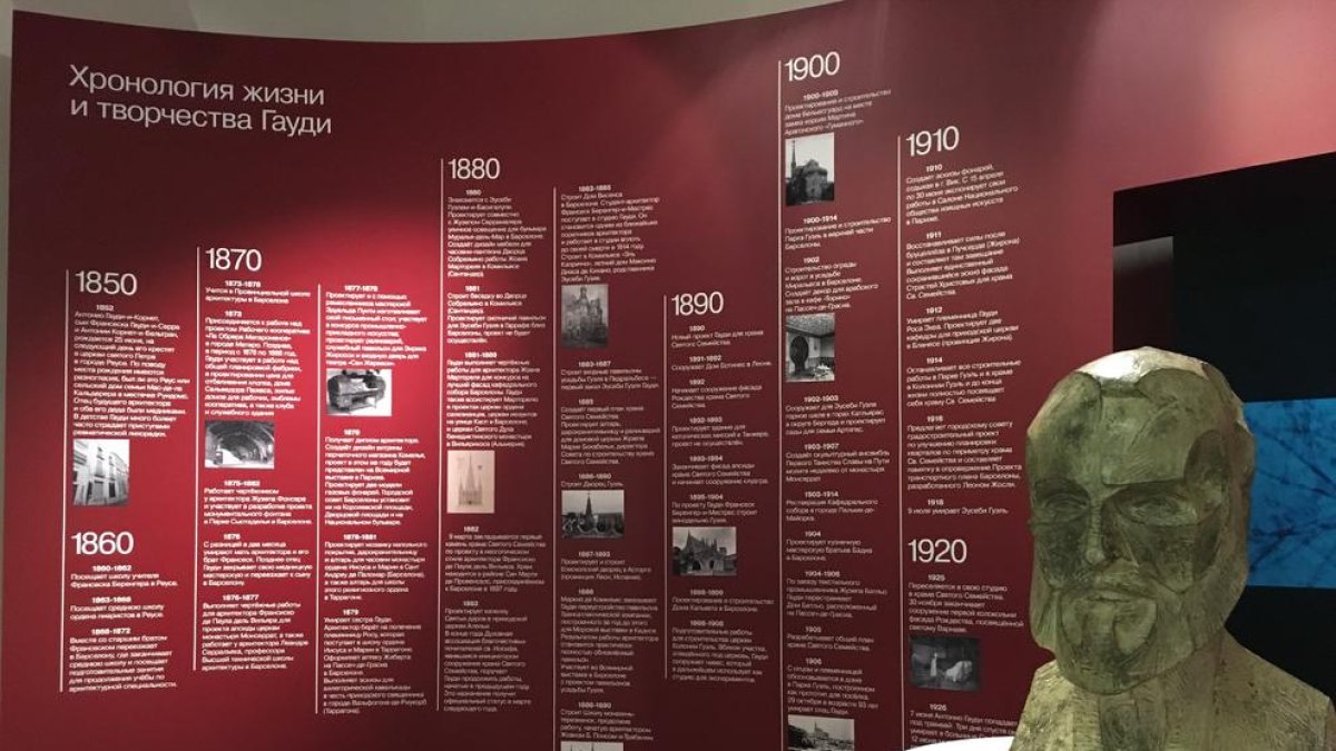 L'Ajuntament de Reus participa en la primera gran exposició sobre Gaudí a Moscou