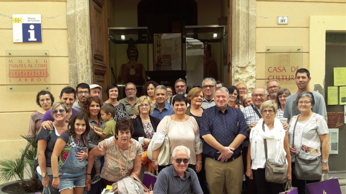 Los ganadores de la campaña comercial Barrios Antiguos visitan l'Arboç