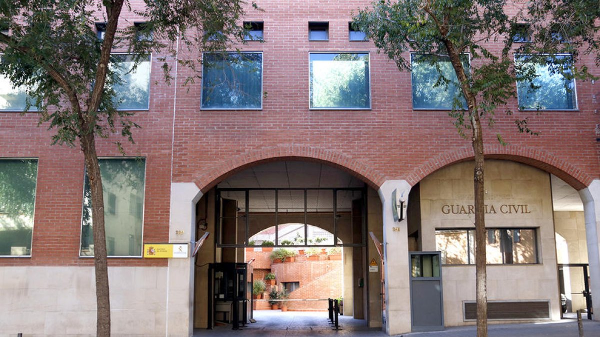 Joaquim Nin declara davant de la Guàrdia Civil pels preparatius del referèndum