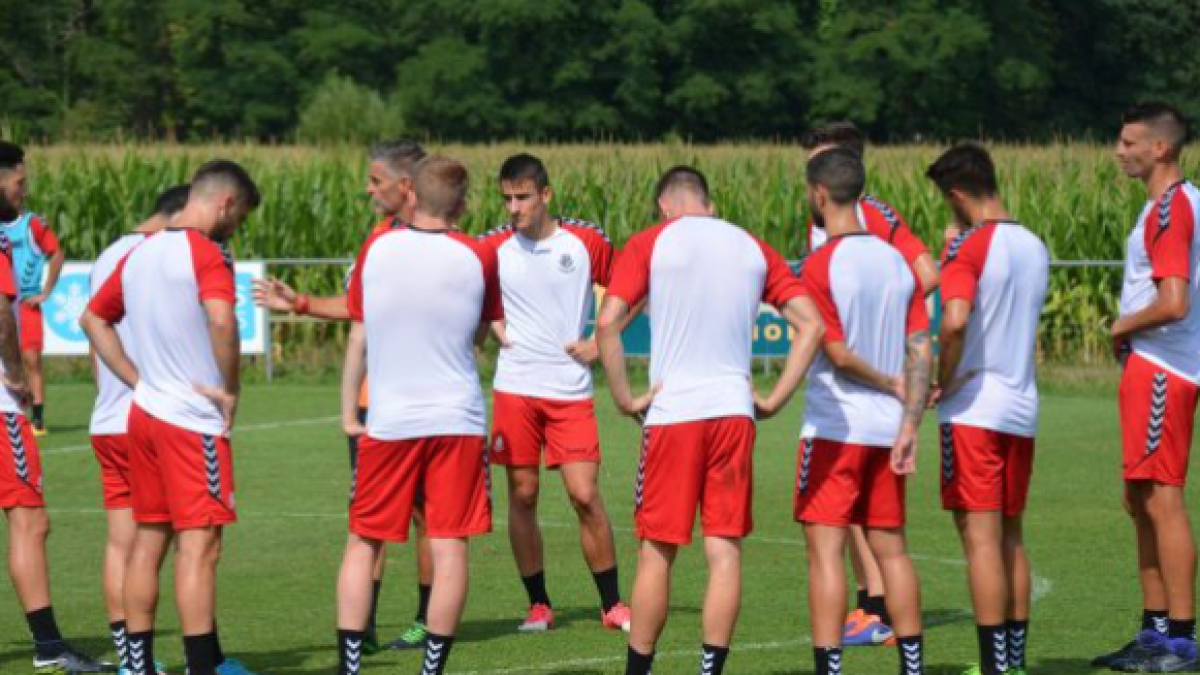 El Nàstic arriba a l'equador de l'stage d'Olot