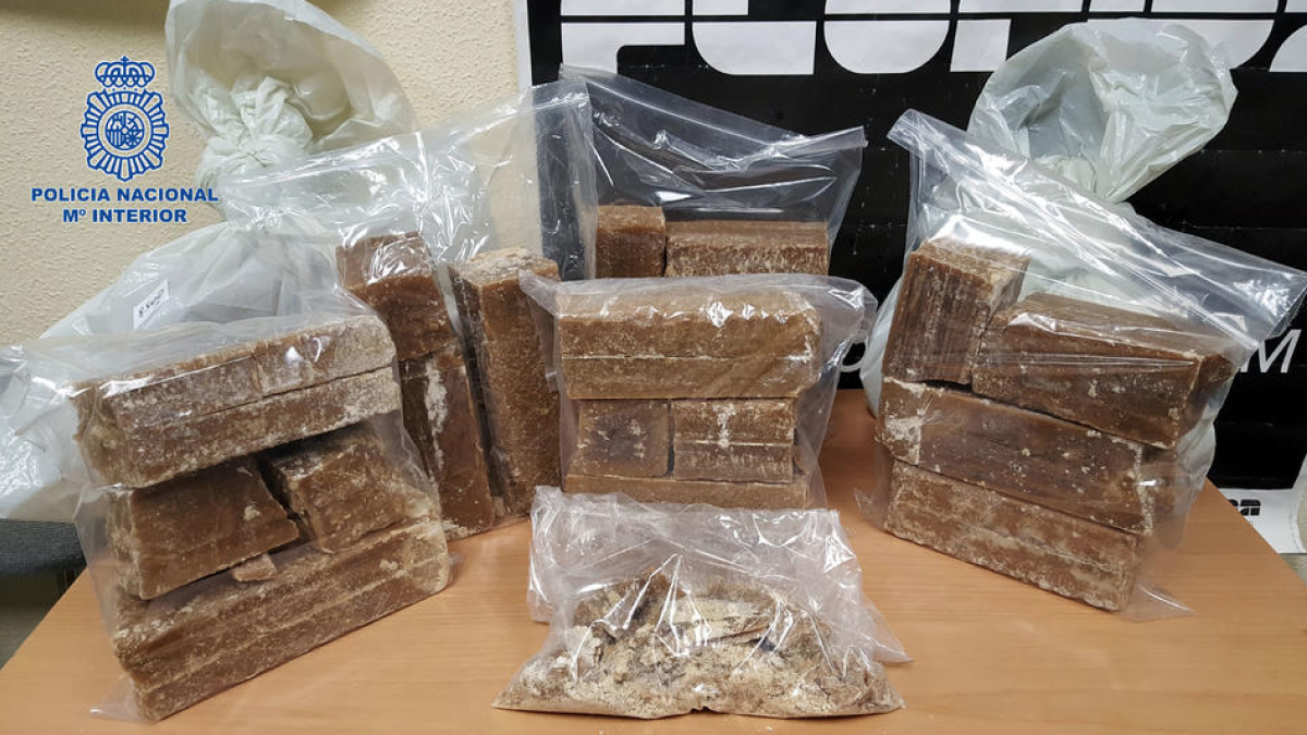 Confiscada la mayor cantidad de heroína de los últimos años en España