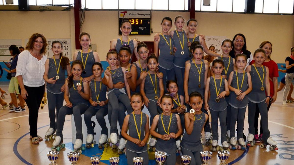 El Club Patí Roda de Berà guanya 9 trofeus a l'últim torneig Interclub