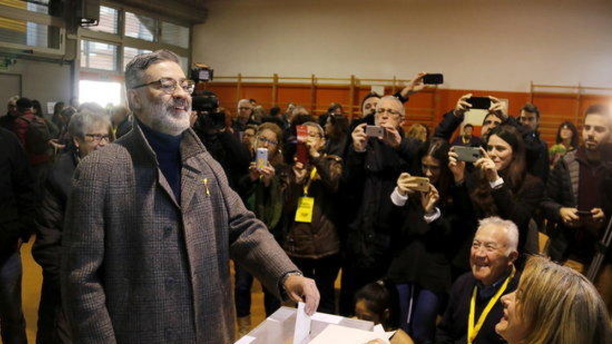 Riera: «Són unes eleccions convocades per un cop d'estat però estem convençuts que guanyarà la democràcia»