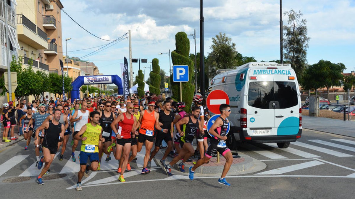 Un total de 200 esportistes s'enfronten al 7è Duatló de La Pobla de Mafumet