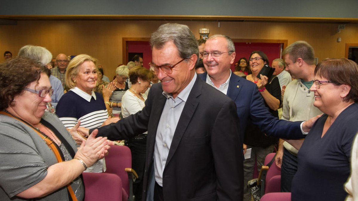 Masía, en Reus: «La sociedad organizada puede vencer el Estado agresivo y opresor»