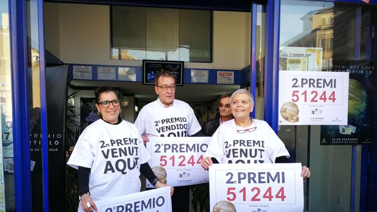 Tarragona ciudad se despierta con un segundo premio