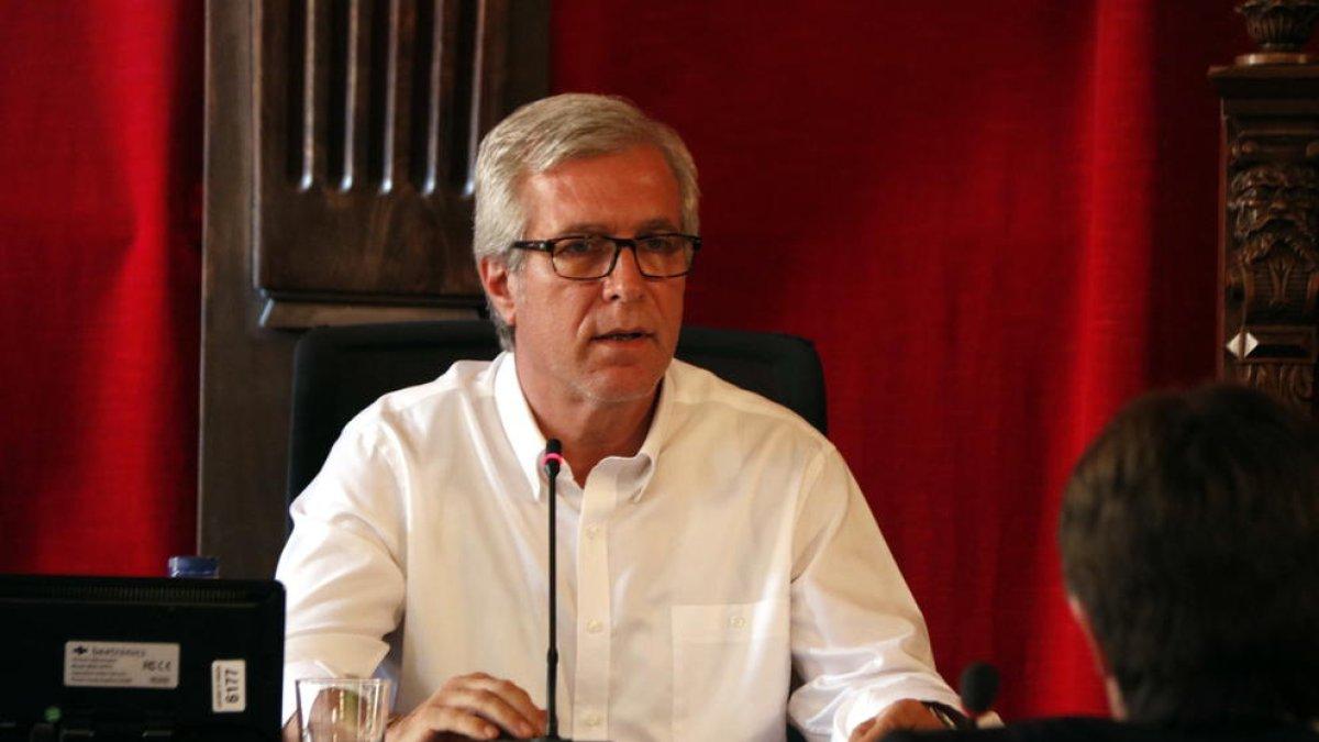 Josep Fèlix Ballesteros, regidor, debat, Ajuntament de Tarragona, ple, moció, 1-O, repressió