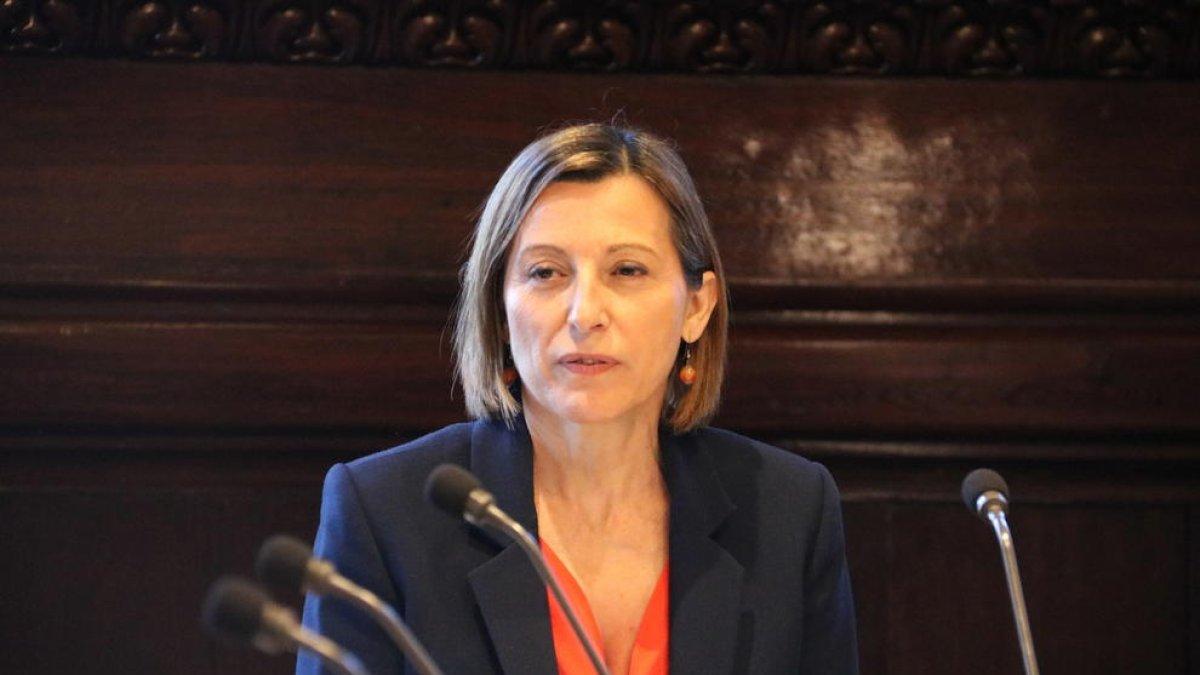 Carme Forcadell irá a la lista electoral de ERC por Barcelona