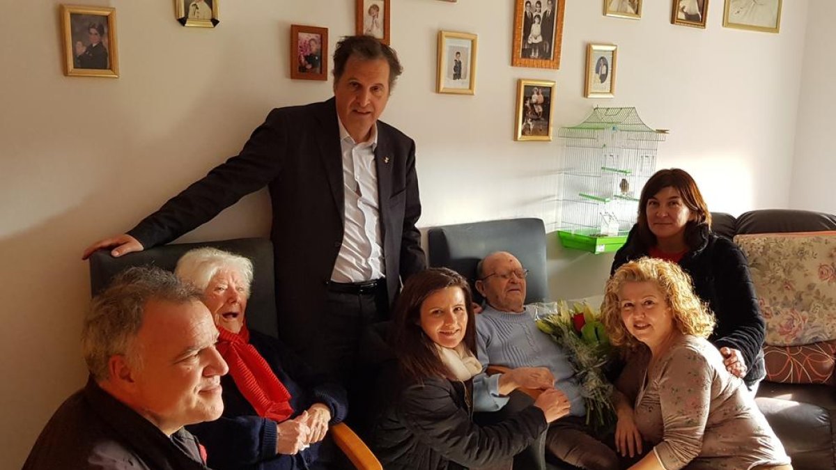 Homenatge a l'avi més gran de l'Hospitalet de l'Infant