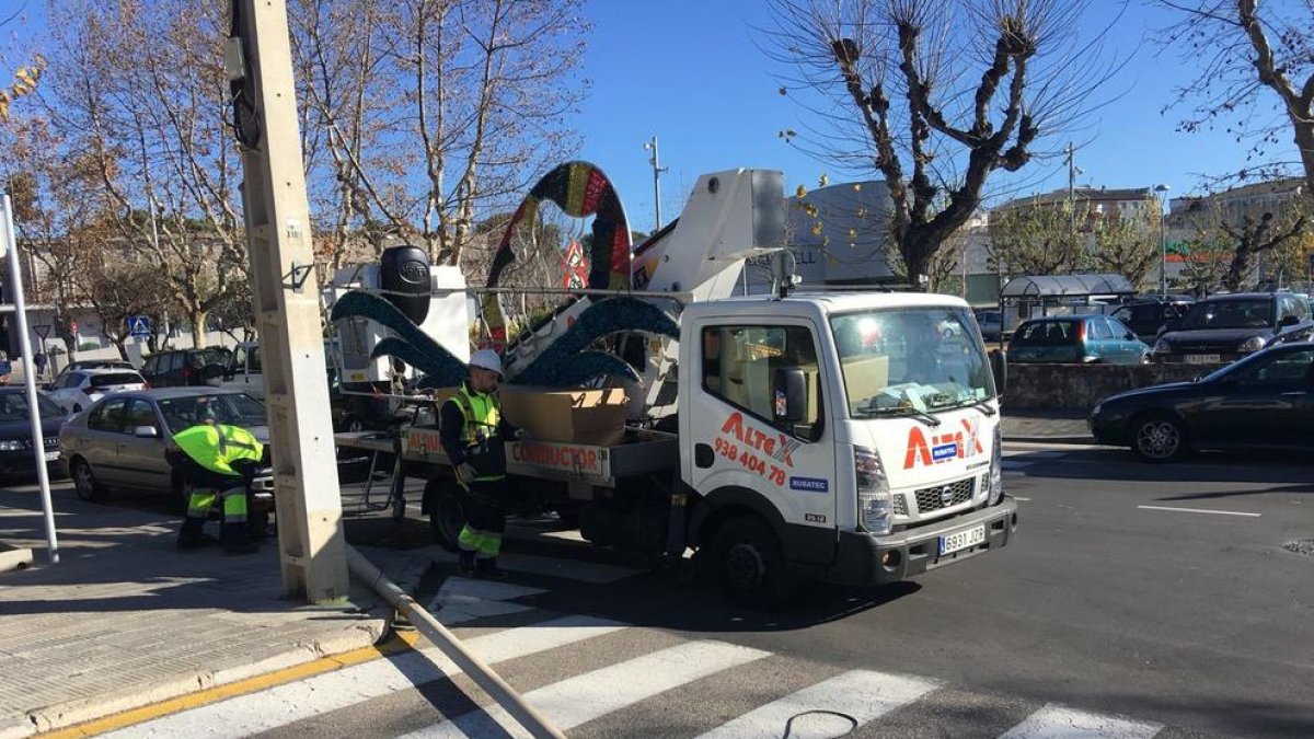 El fuerte viento causa estragos en el Campo de Tarragona