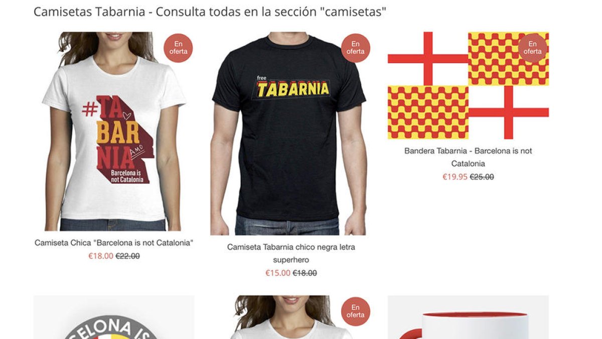Tabarnia, de 'trending topic' a les xarxes a oportunitat de negoci
