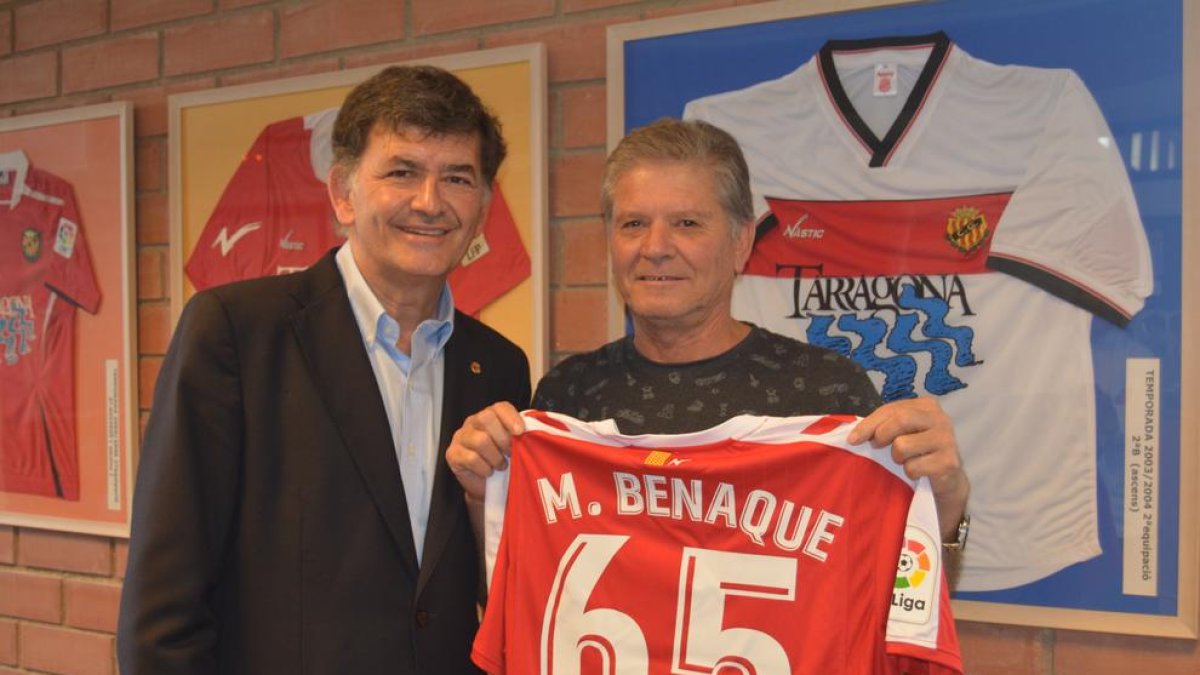 Miguel Benaque s'acomiada del Nàstic 35 anys després