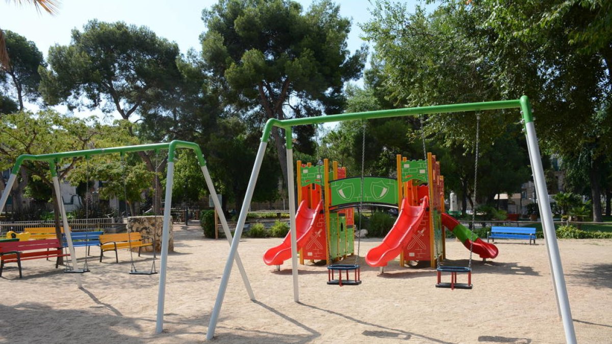 Acaban las obras del parque Saavedra, que cerrará sus puertas por la noche