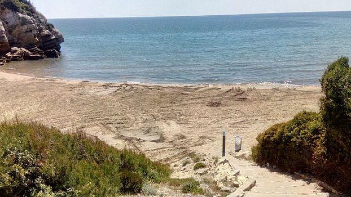 El lunes empiezan las obras de mejora de Cala Crancs en Cap Salou