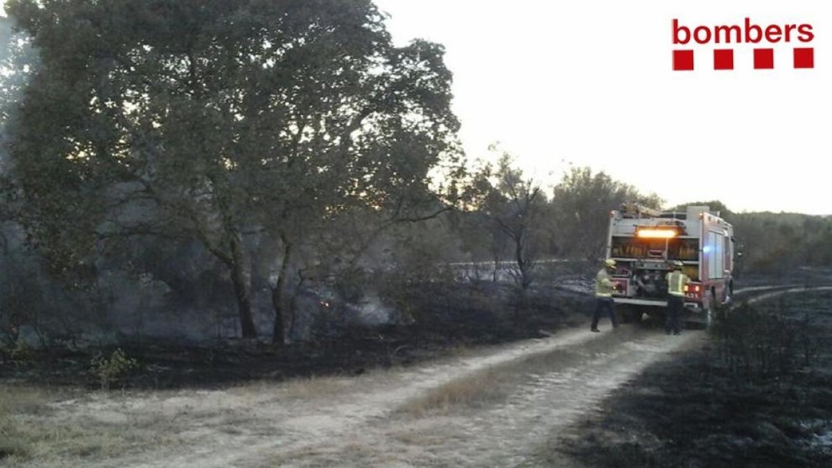 Controlado el incendio del Catllar
