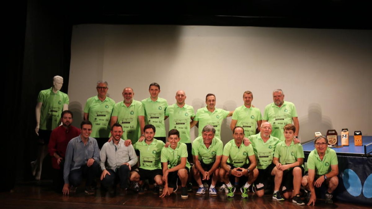 El primer club de tennis taula de la Conca de Barberà ja està en marxa