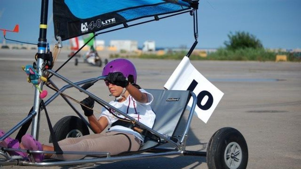 Una vila-secana de 12 anys al Campionat Europeu de Blokart