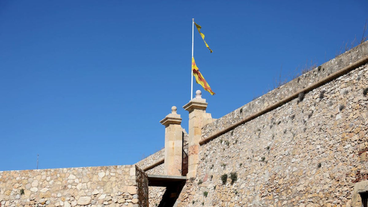 La bandera de Tarragona del Fortí de Sant Jordi