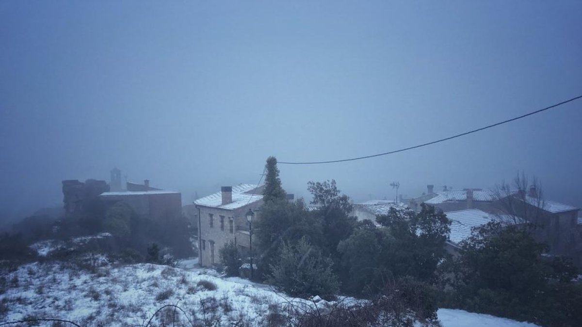 Imagen de archivo de Prades nevado.