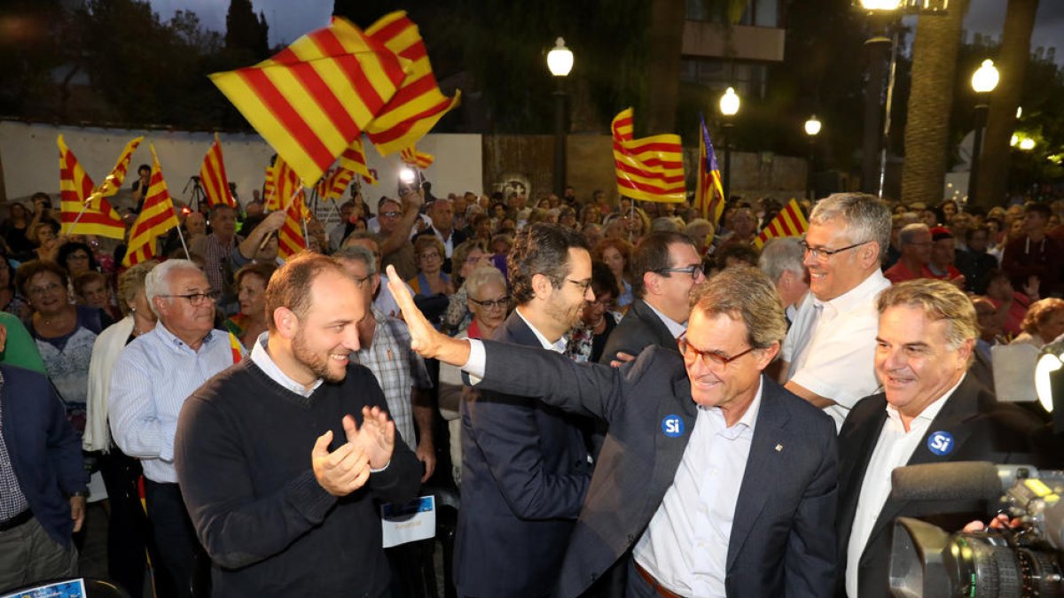 Artur Mas a Tarragona: «no hi ha prou cadenes per precintar Catalunya»