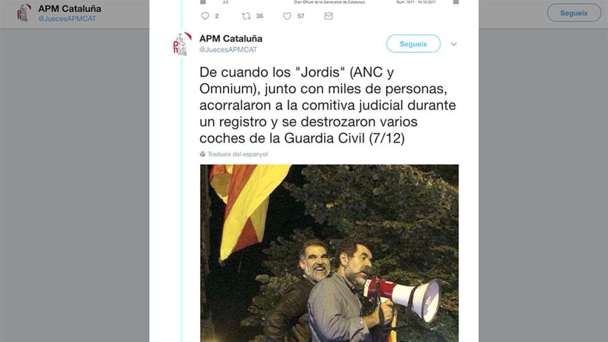 Sànchez recusa a uno de los magistrados del Supremo por prejuicios con respecto a la ideología independentista