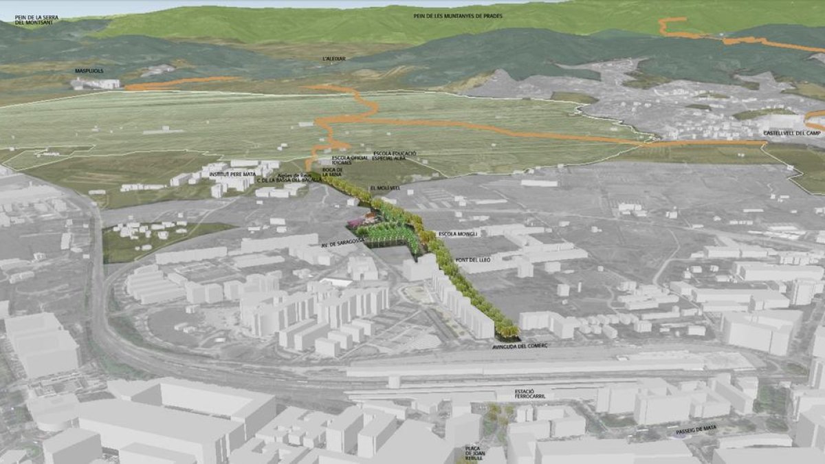 S'obre el concurs públic per recuperar el passeig de la Boca de la Mina
