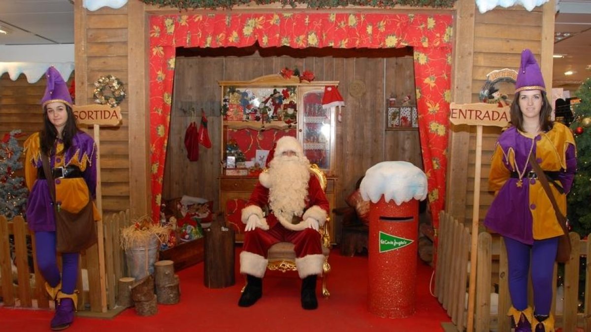 Papá Noel llega a El Corte Inglés de Tarragona