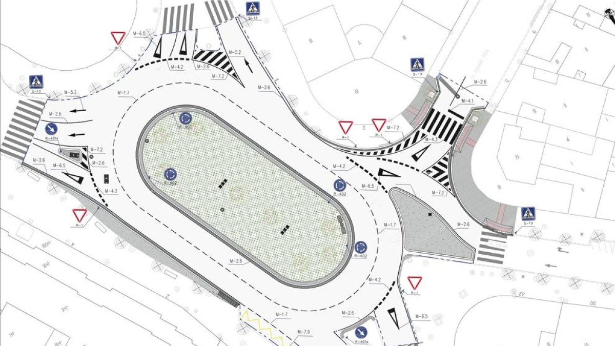 El Ayuntamiento construirá una rotonda en la plaza Villaroel con un presupuesto de 80.000 euros