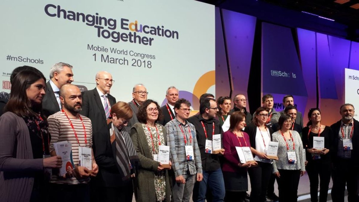 Una alumna del Comte de Rius, premiada en los Mobile Learning Awards