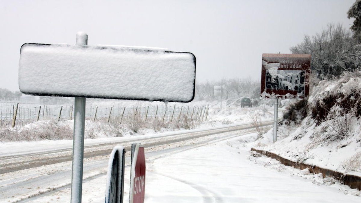 escoles, transport, neu, suspendre, Protecció Civil, Terra Alta