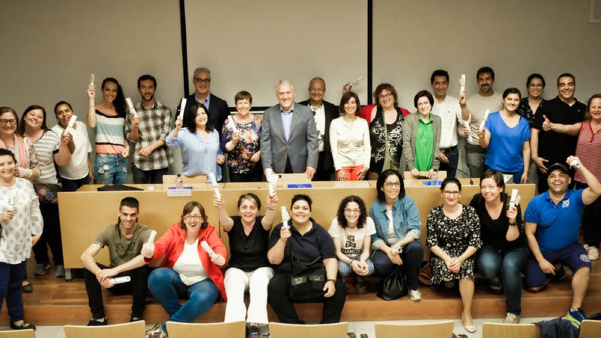 Clausura de los cursos de formación en Vila-seca