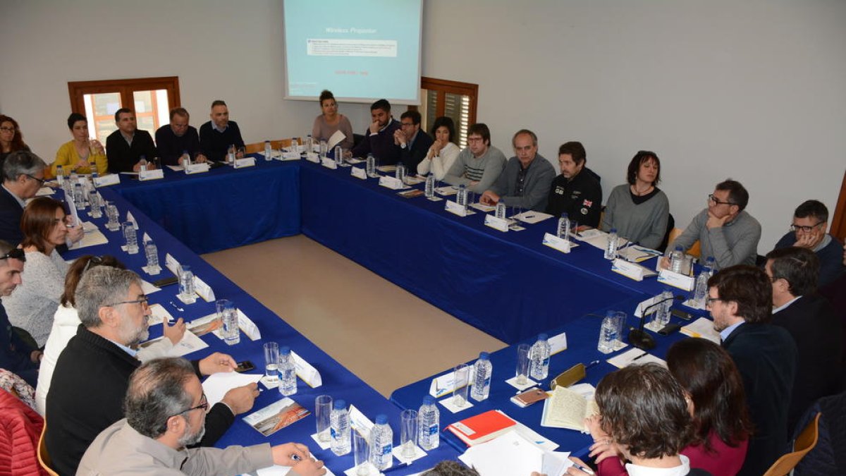 Els Jocs Mediterranis concreten aspectes operatius amb els municipis seus