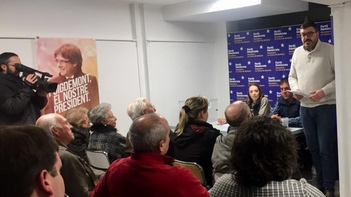 El PDeCAT escoge a Marc Vinya como alcaldable en Montblanc
