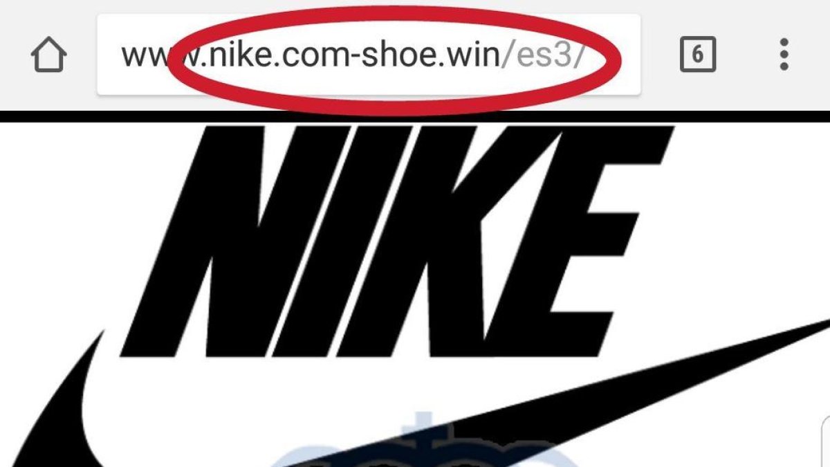 La Policía Nacionla alerta de una estafa sobre una promoción de Nike