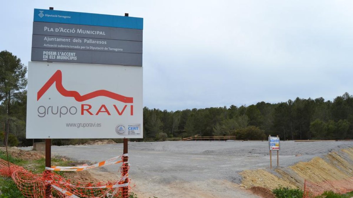 Els Pallaresos ya tiene a punto el solar para iniciar las obras del futuro polideportivo