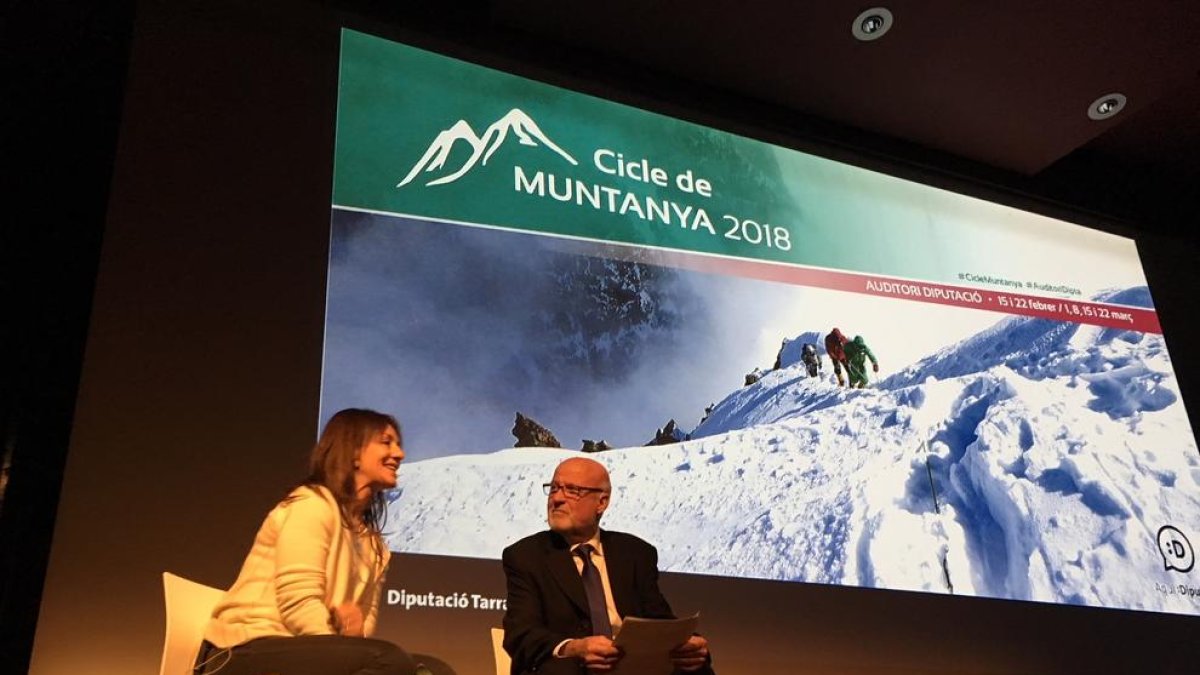 L'alpinista Chus Lago dóna el tret de sortida el Cicle de Muntanya 2018