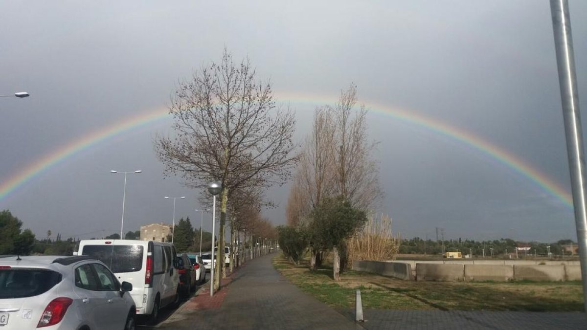 L'arc de Sant Martí sorpren el Camp de Tarragona