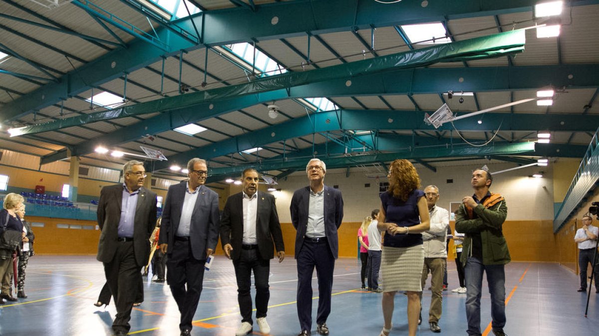 El Pabellón de Deportes de la Selva se prepara para acoger la esgrima