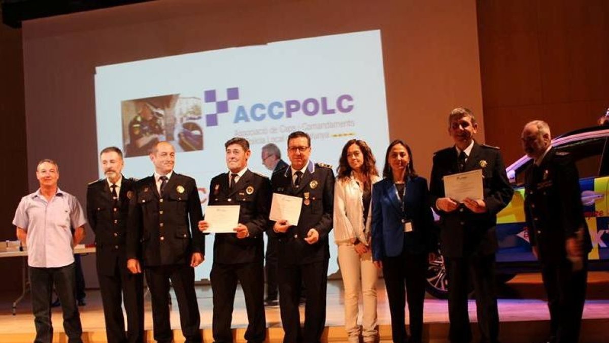 Reconeixement al cap de la Policia Local de Vandellòs i l'Hospitalet per la seva trajectòria professional