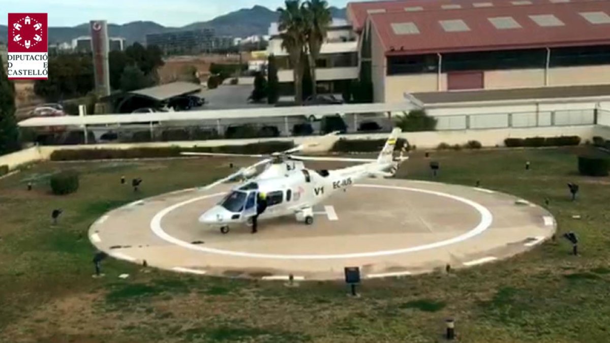 Dos ferits en l'accident d'un ultralleuger als Ports