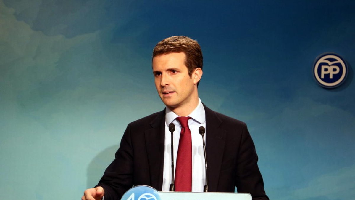Casado cree que Roger Torrent «empieza mal» proponiendo un «prófugo de la Justicia» como presidente
