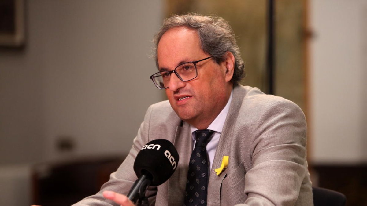 Torra avisa: «M'imagino que ningú no entendria que acceptéssim una sentència d'escarment per l'1-O com si res»