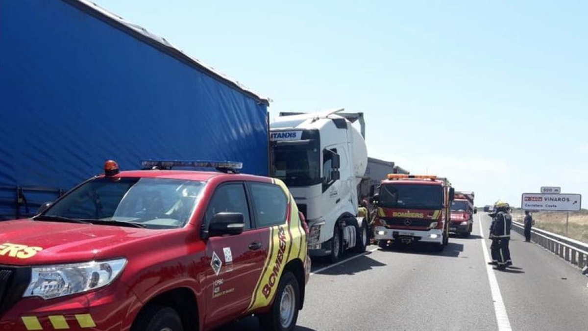 Els sinistres amb camions implicats han deixat 13 ferits i 5 morts a l'N-340 enguany