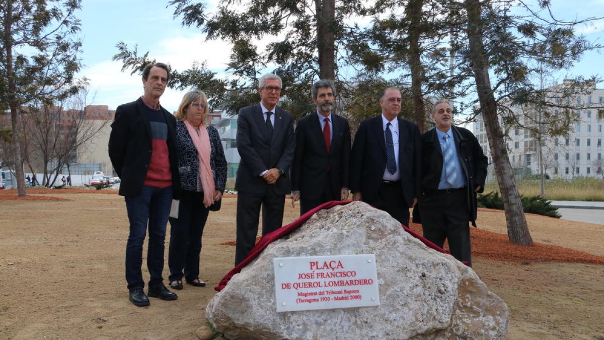 Tarragona inaugura la plaça de José Francisco de Querol Lombardero, magistrat assassinat per ETA