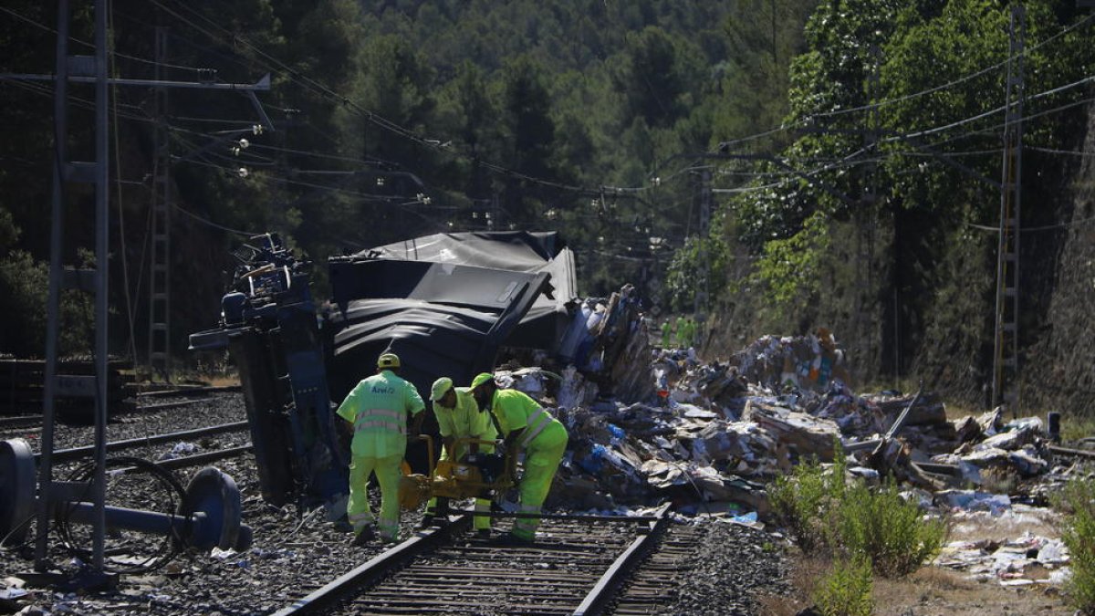 descarrilamiento, tren, Renfe, Adif, Guiamets