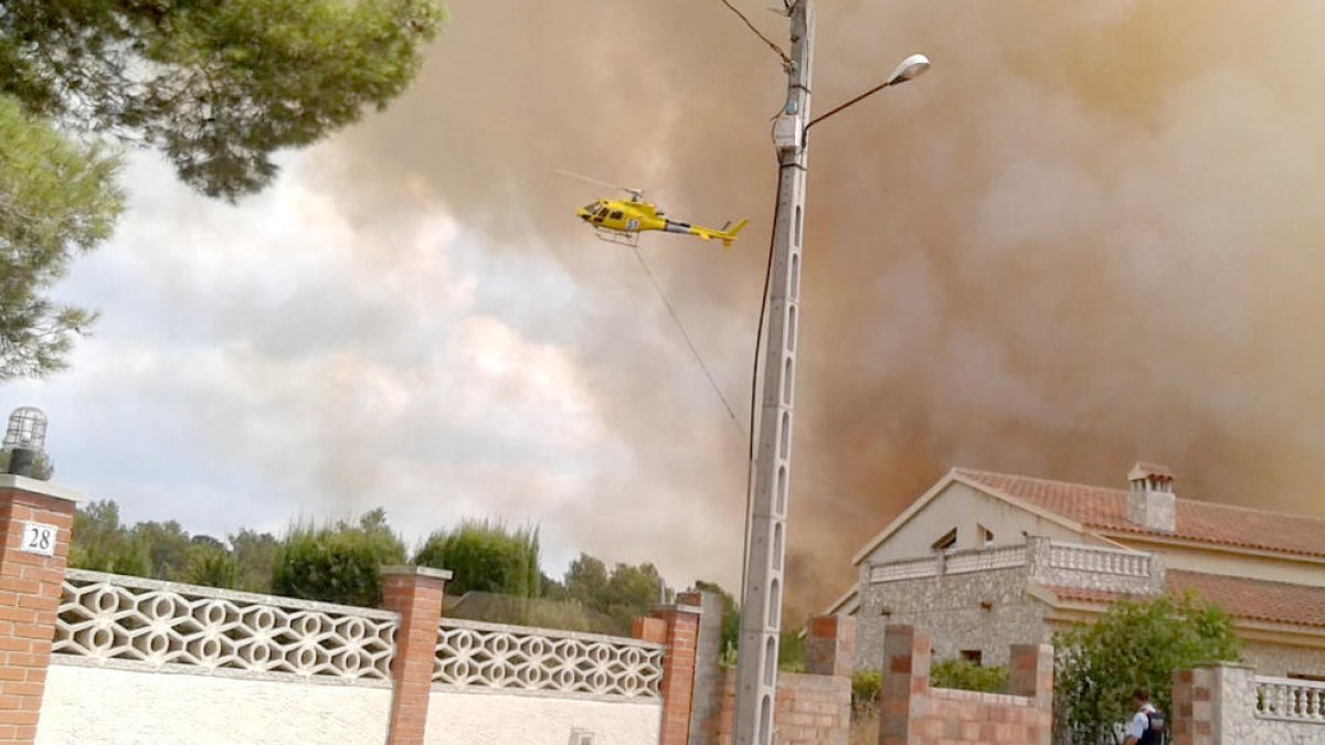 El incendio de Cabra del Camp afectó a 9,5 hectáreas de vegetación, según los Agentes Rurales