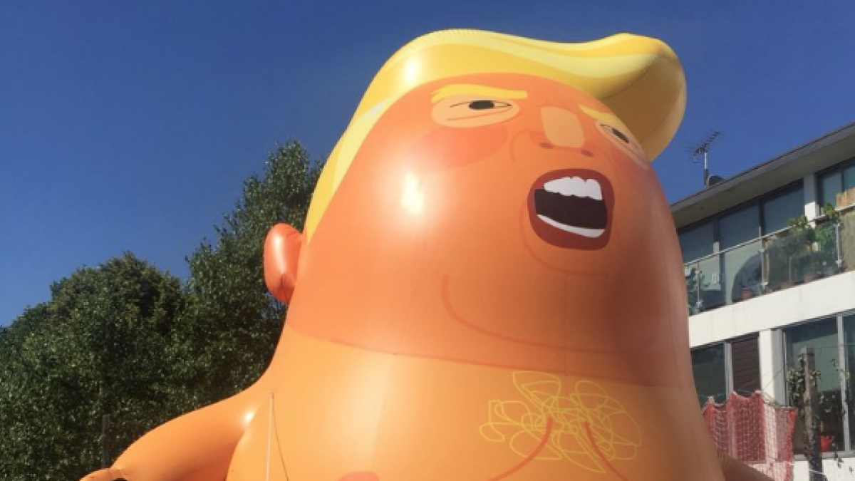 Un 'bebé Trump' enfadado sobrevolará Londres durante la visita del mandatario a la capital británica
