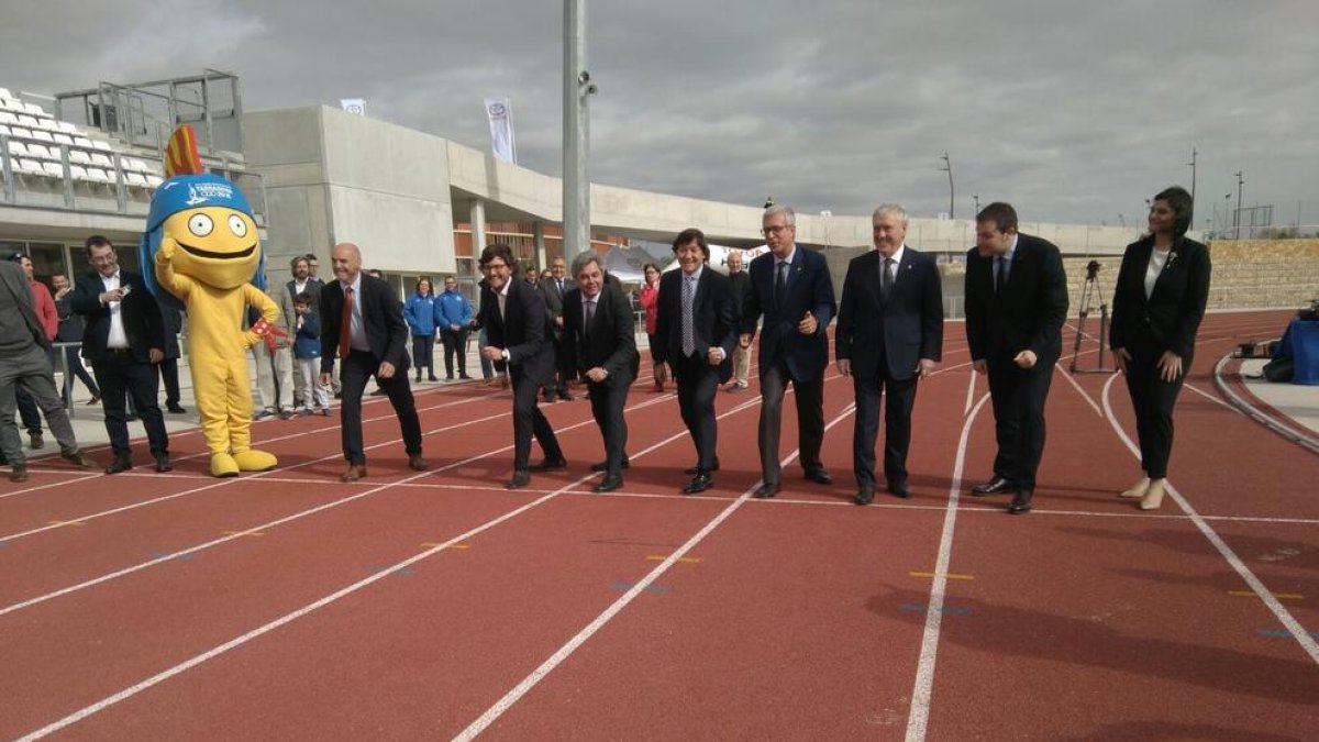 Inaugurada la pista d'atletisme pels Jocs Mediterranis 2018